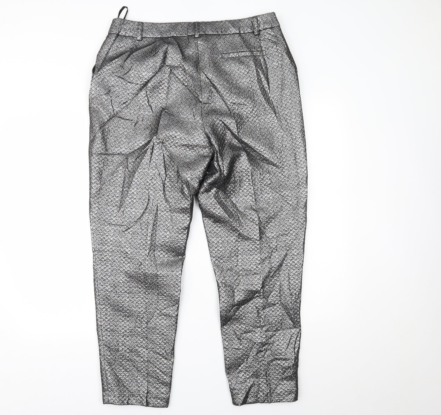 Autograph Womens Silver   Trousers  Size 14 L27 in