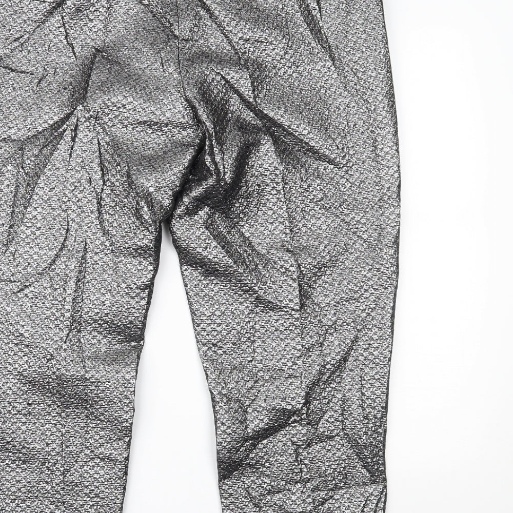 Autograph Womens Silver   Trousers  Size 14 L27 in