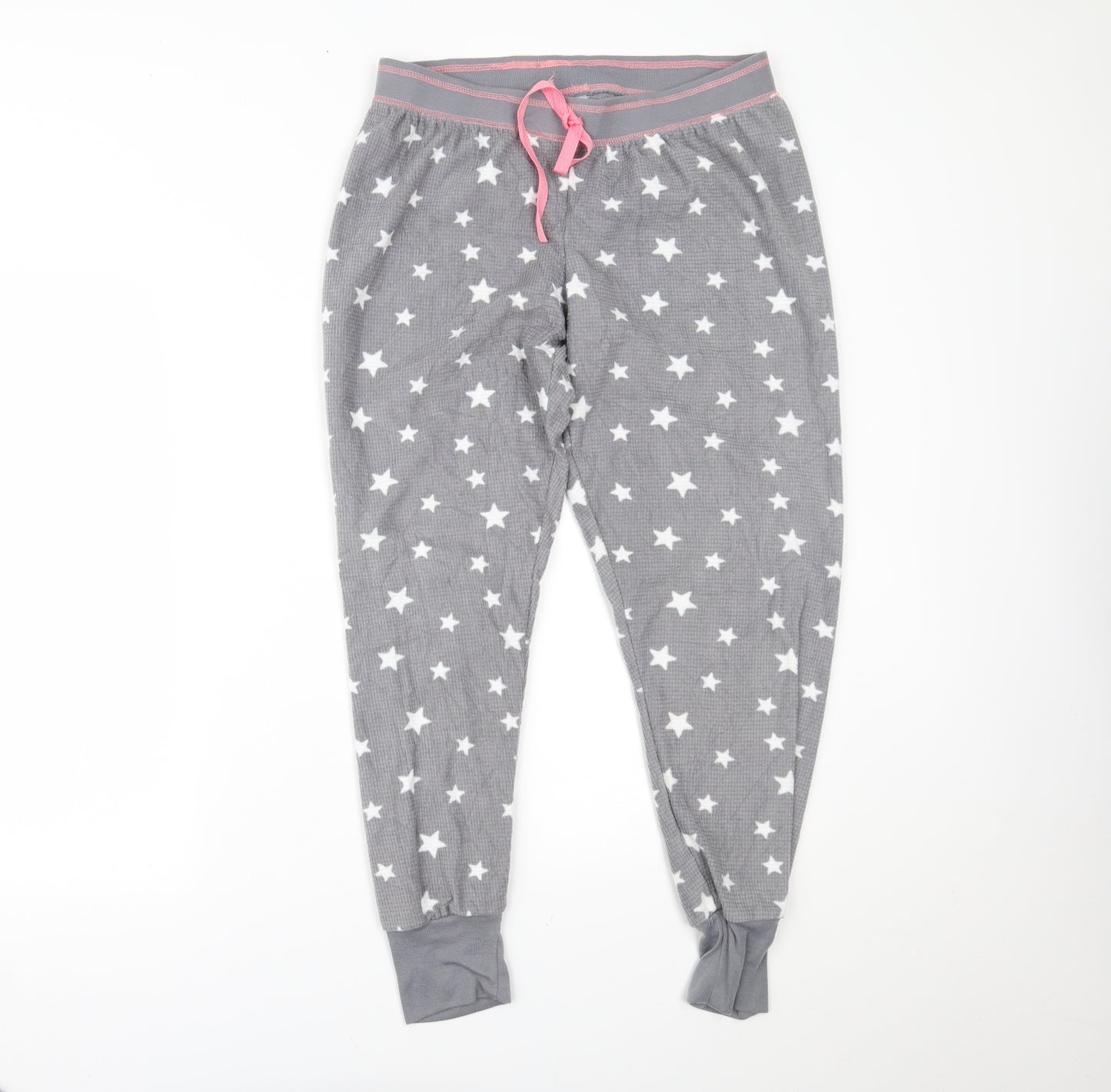 Preworn Womens Grey Solid   Pyjama Pants Size S