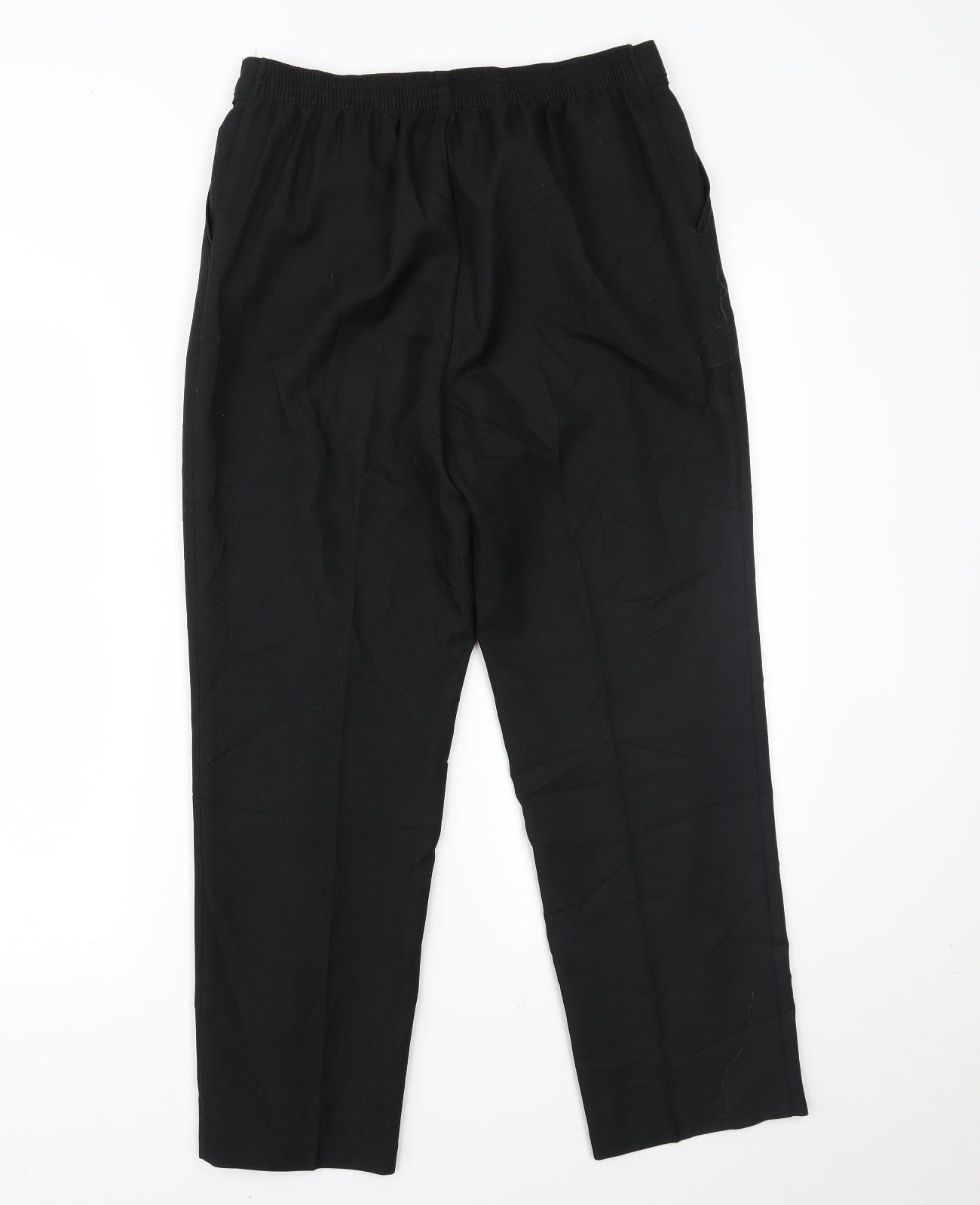 Marks and Spencer Womens Black   Trousers  Size 12 L23 in