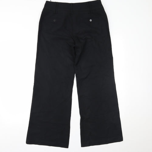 DUNNES Womens Black   Trousers  Size 12 L27 in