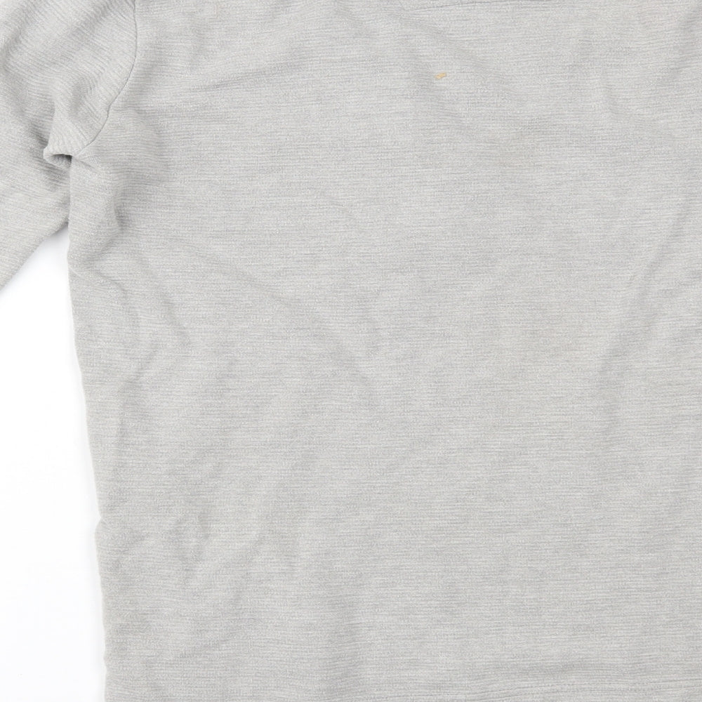 Charles Wilson Mens Grey   Henley Jumper Size M