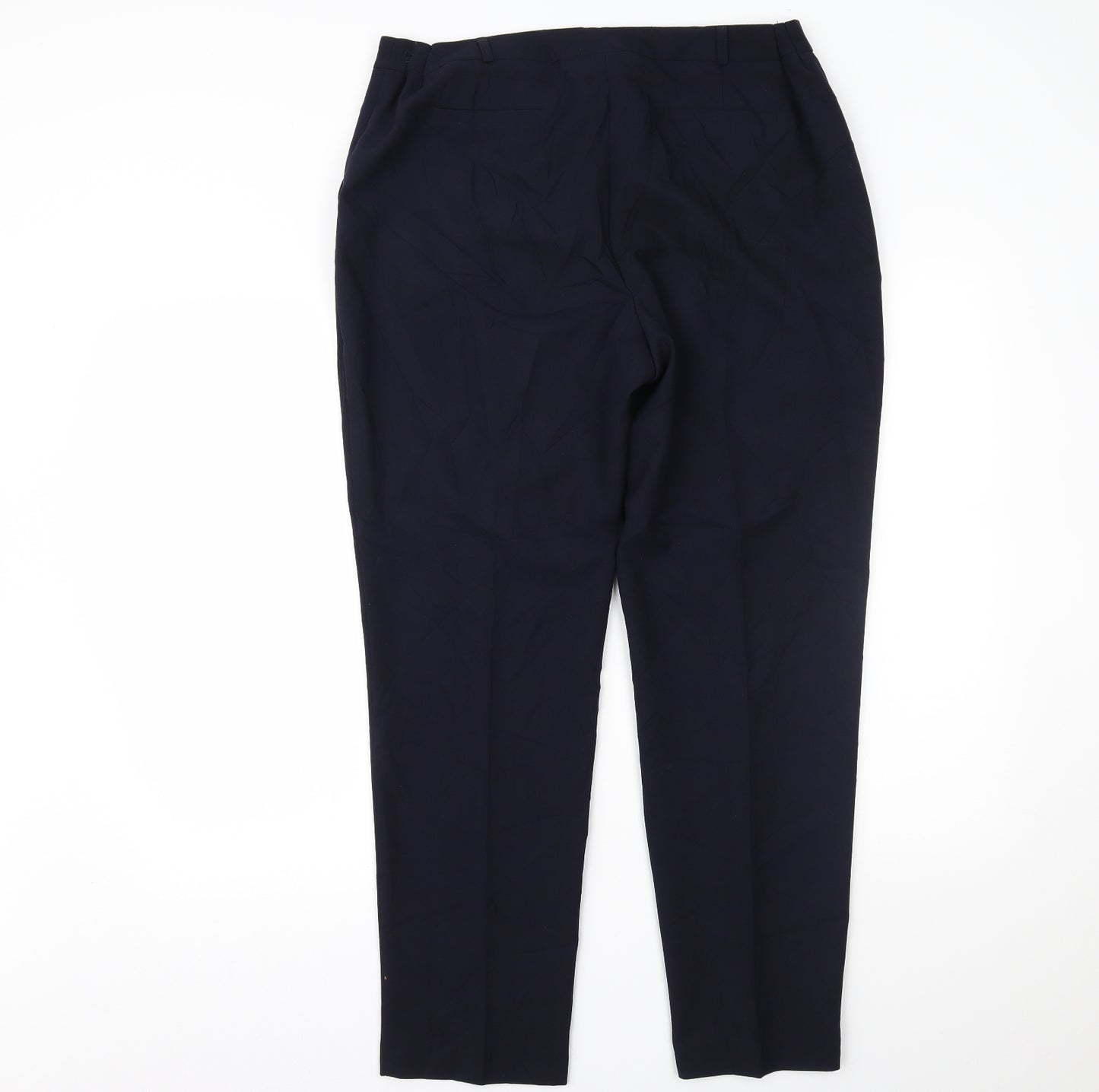 BHS Womens Blue   Trousers  Size 16 L27 in