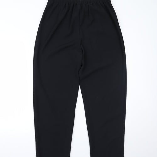 Satsuma London Womens Black   Trousers  Size 14 L25 in