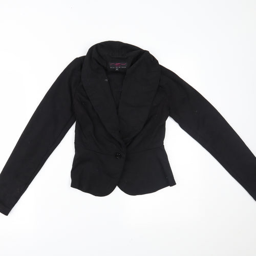New Look Womens Black   Jacket Blazer Size 10