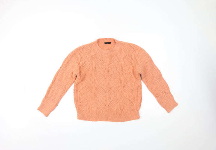 M&Co Womens Orange   Pullover Jumper Size 10