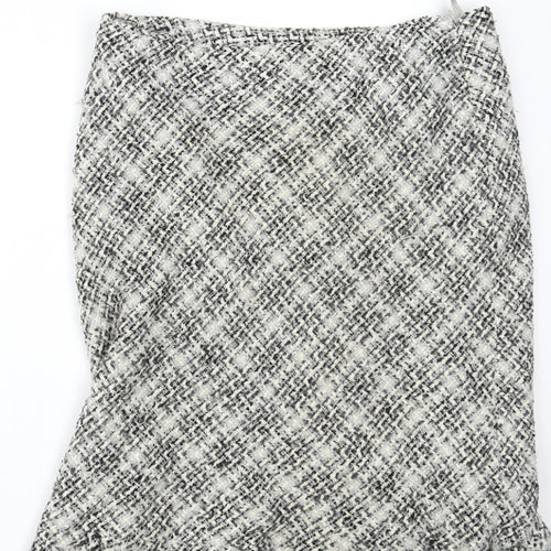 Per Una Womens Ivory   Trumpet Skirt Size 16