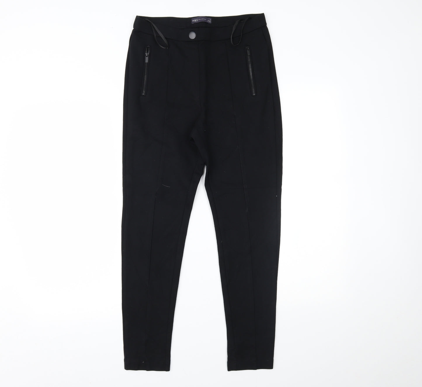 Marks and Spencer Womens Black   Trousers  Size 10 L24 in