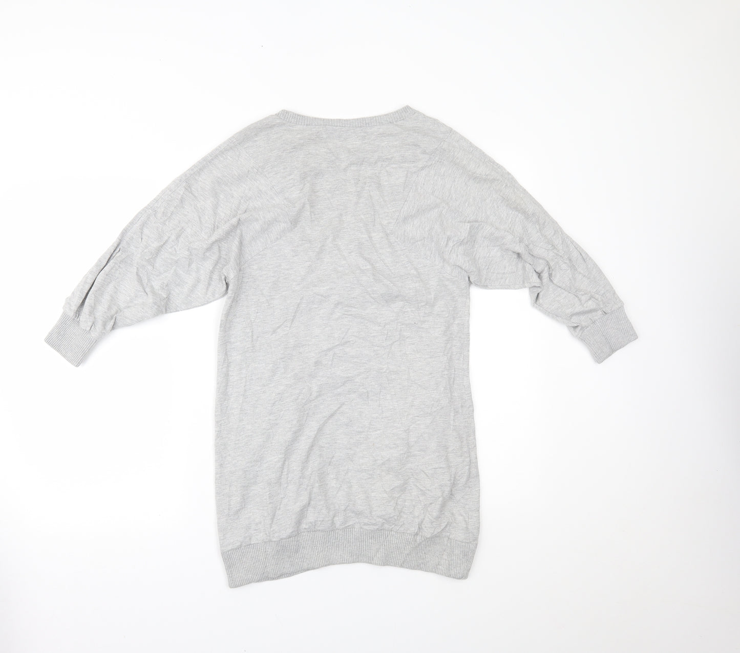 Topshop Womens Grey   Jumper Dress  Size 8