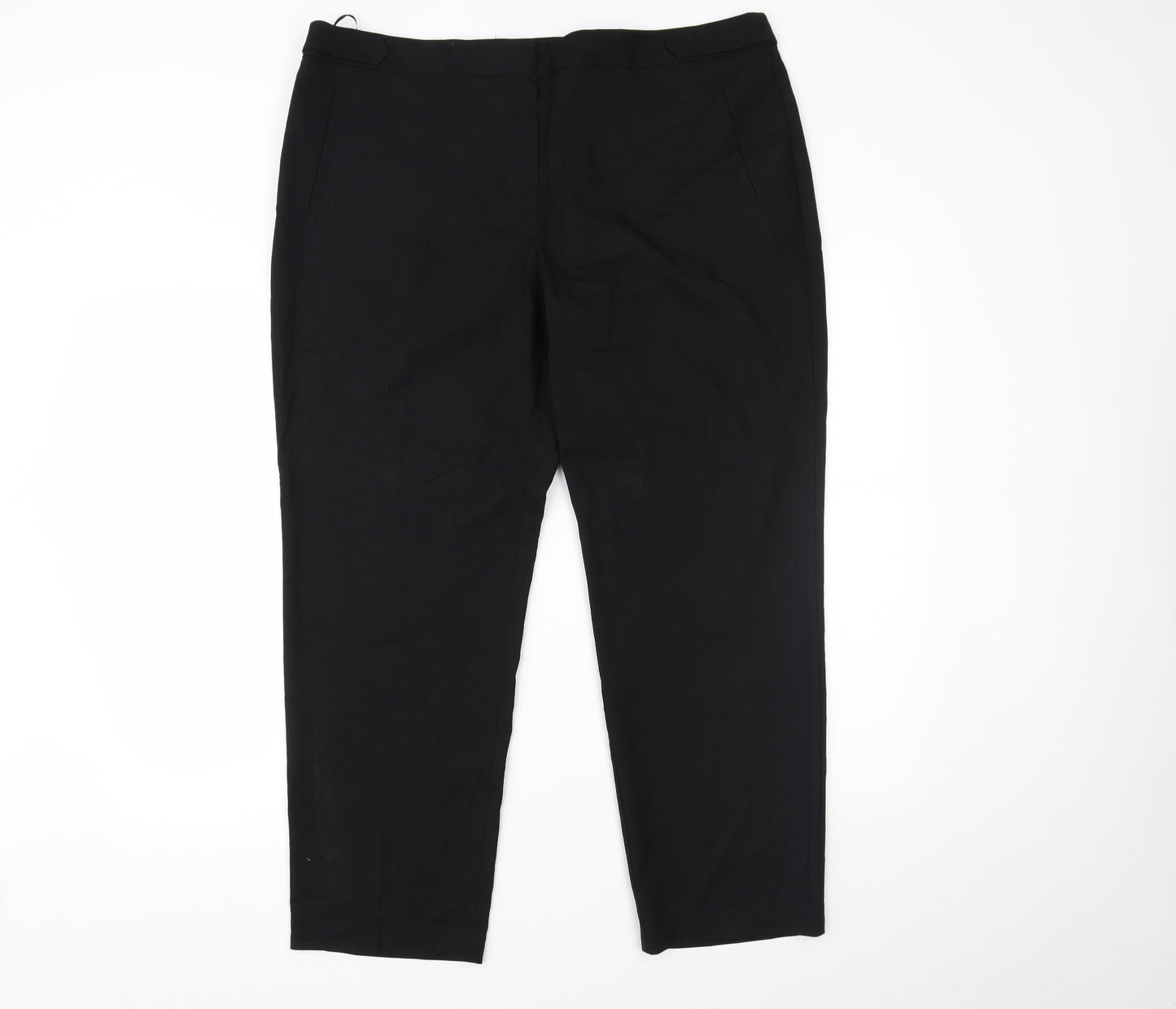 NEXT Womens Black   Trousers  Size 18 L26 in