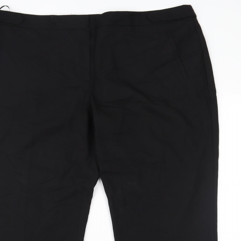 NEXT Womens Black   Trousers  Size 18 L26 in