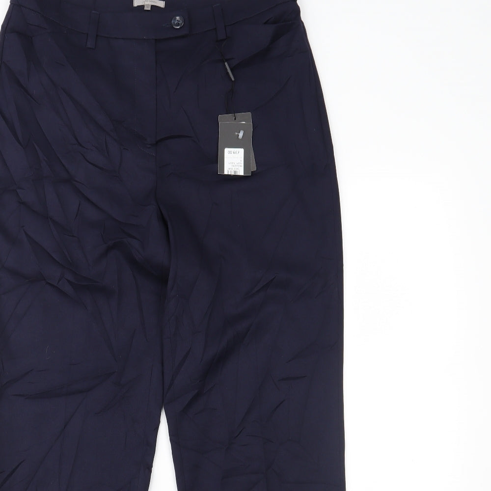 John Lewis Womens Blue   Trousers  Size 14 L28 in