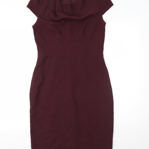 F&F Womens Red   Pencil Dress  Size 10