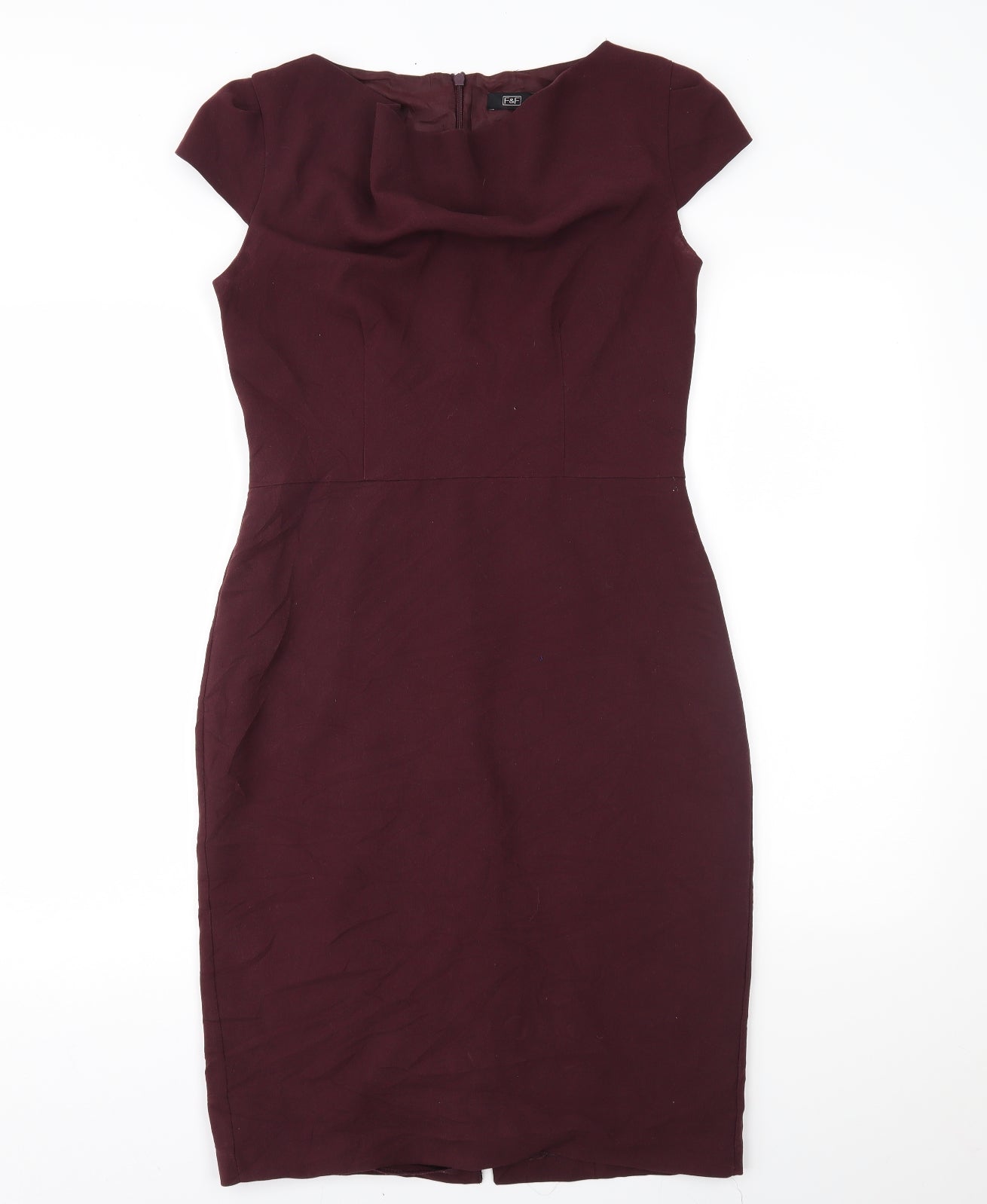 F&F Womens Red   Pencil Dress  Size 10