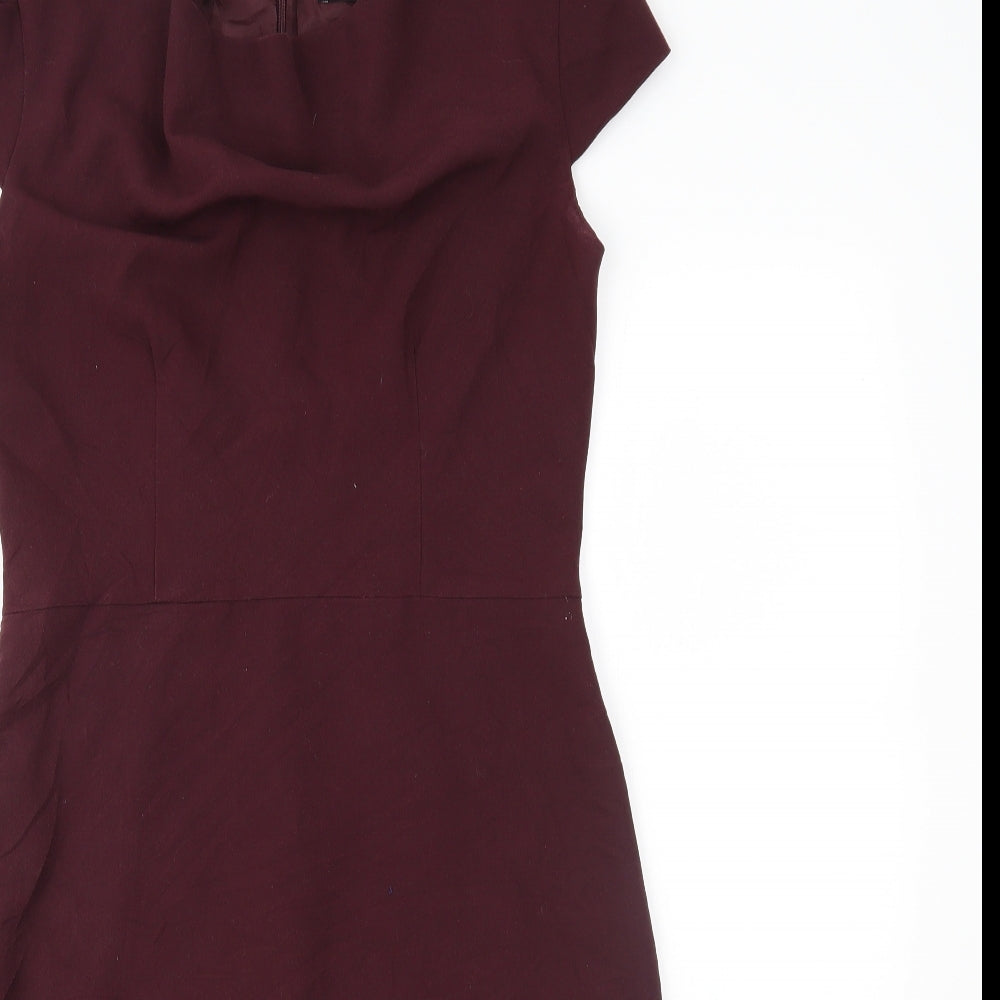 F&F Womens Red   Pencil Dress  Size 10