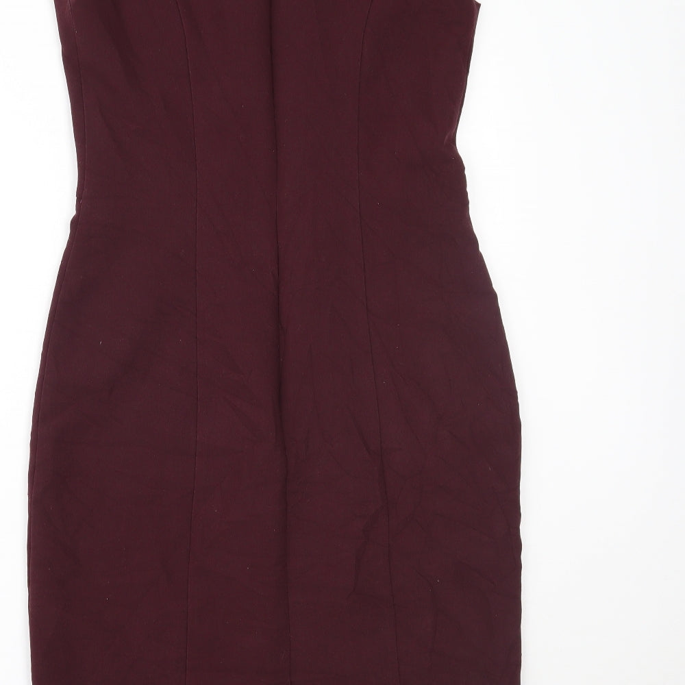 F&F Womens Red   Pencil Dress  Size 10