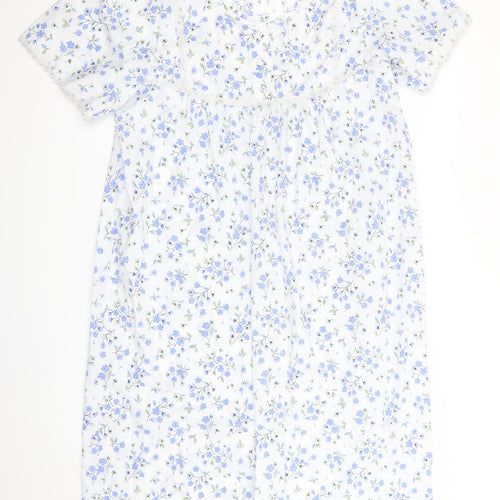 Marlon Womens Blue Floral   Dress Size 10