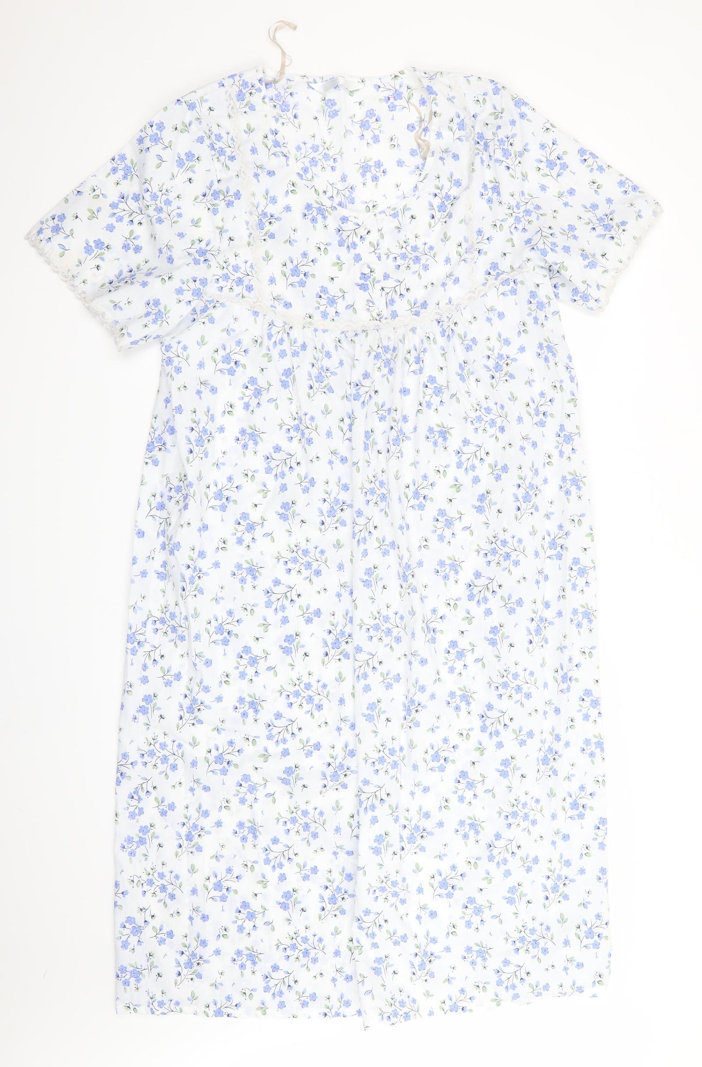 Marlon Womens Blue Floral   Dress Size 10