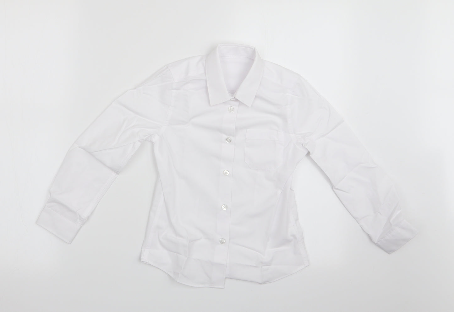 Florence and Fred Boys White    Button-Up Size 6-7 Years  - School Shirt