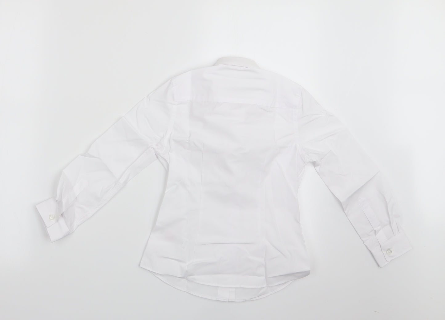 Florence and Fred Boys White    Button-Up Size 6-7 Years  - School Shirt