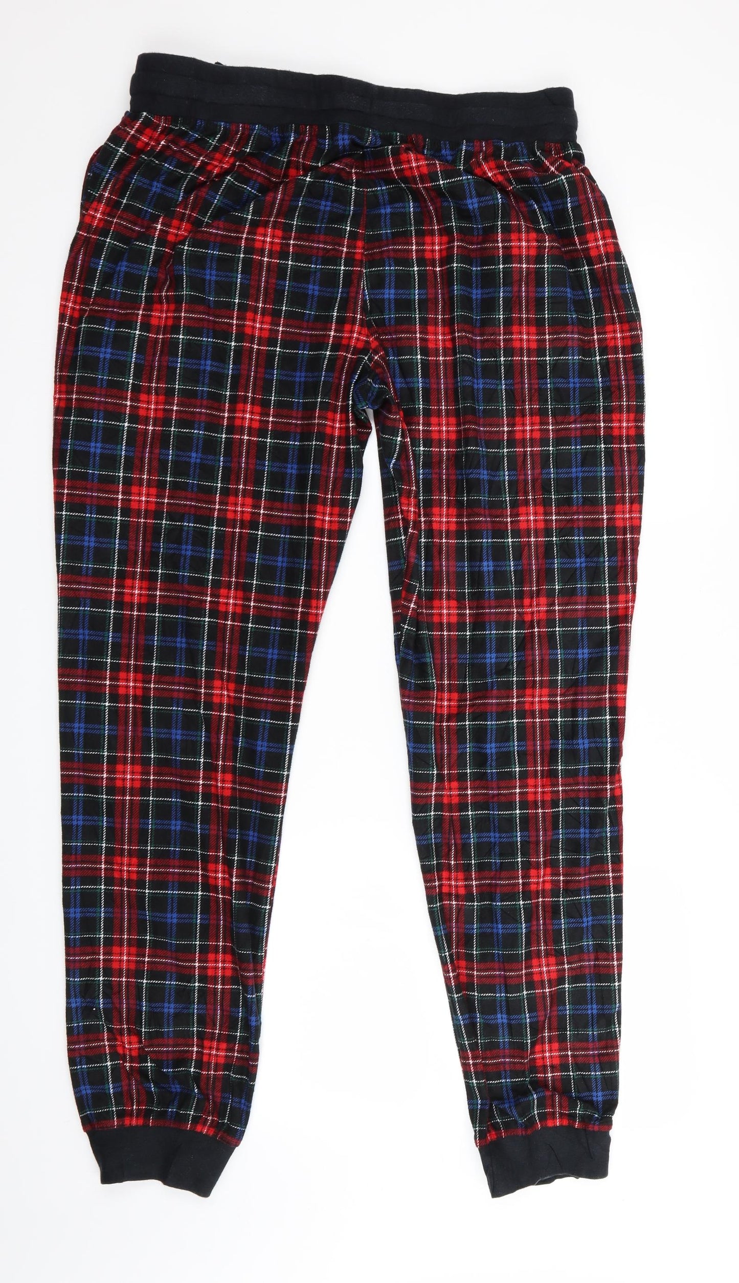 NEXT Mens Multicoloured Check   Pyjama Pants Size L  - Tartan Elastic Waist