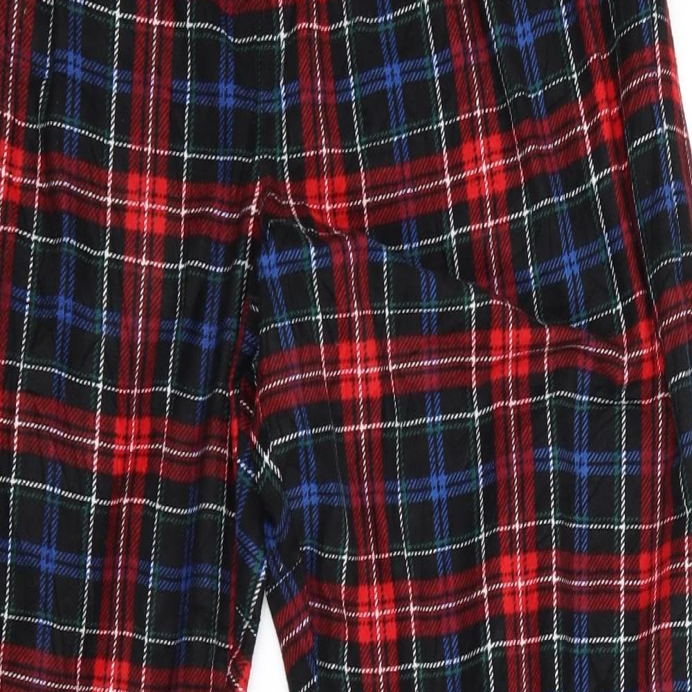 NEXT Mens Multicoloured Check   Pyjama Pants Size L  - Tartan Elastic Waist