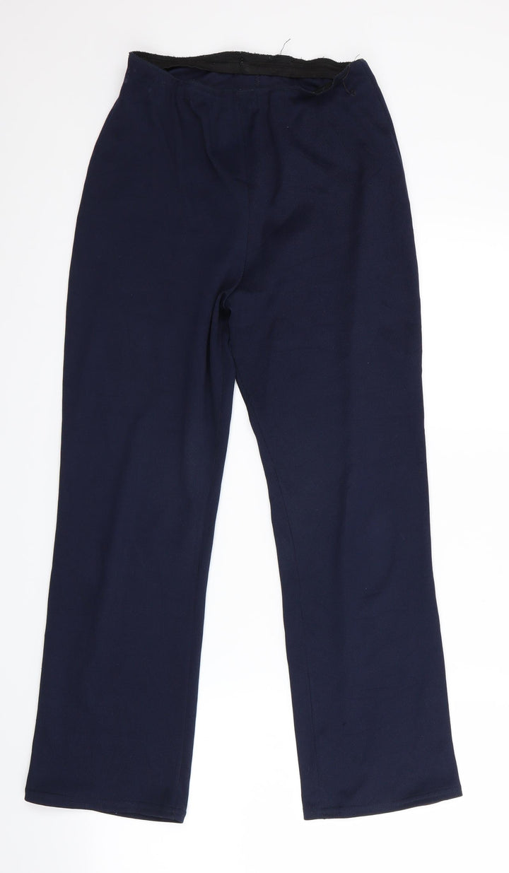Preworn Girls Blue Dress Pants Trousers Size 11-12 Years