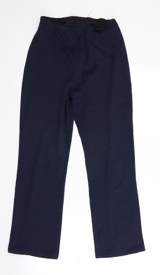 Preworn Girls Blue   Dress Pants Trousers Size 11-12 Years