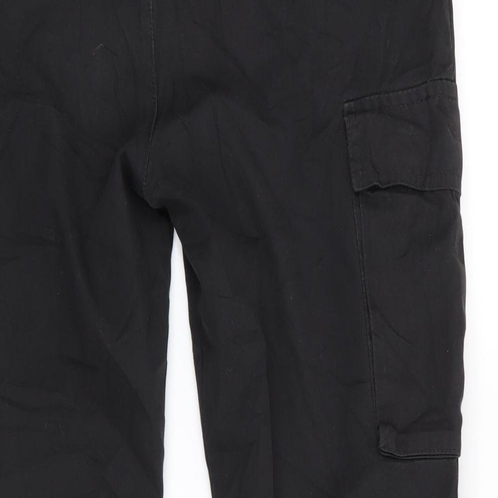 Arco Mens Black   Cargo Trousers Size 32 in L30 in - Elastic Sides
