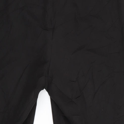 V by Very Womens Black   Cropped Trousers Size 16 L25 in
