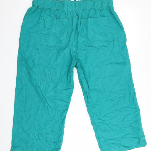 TU Womens Green   Chino Trousers Size 14 L21 in
