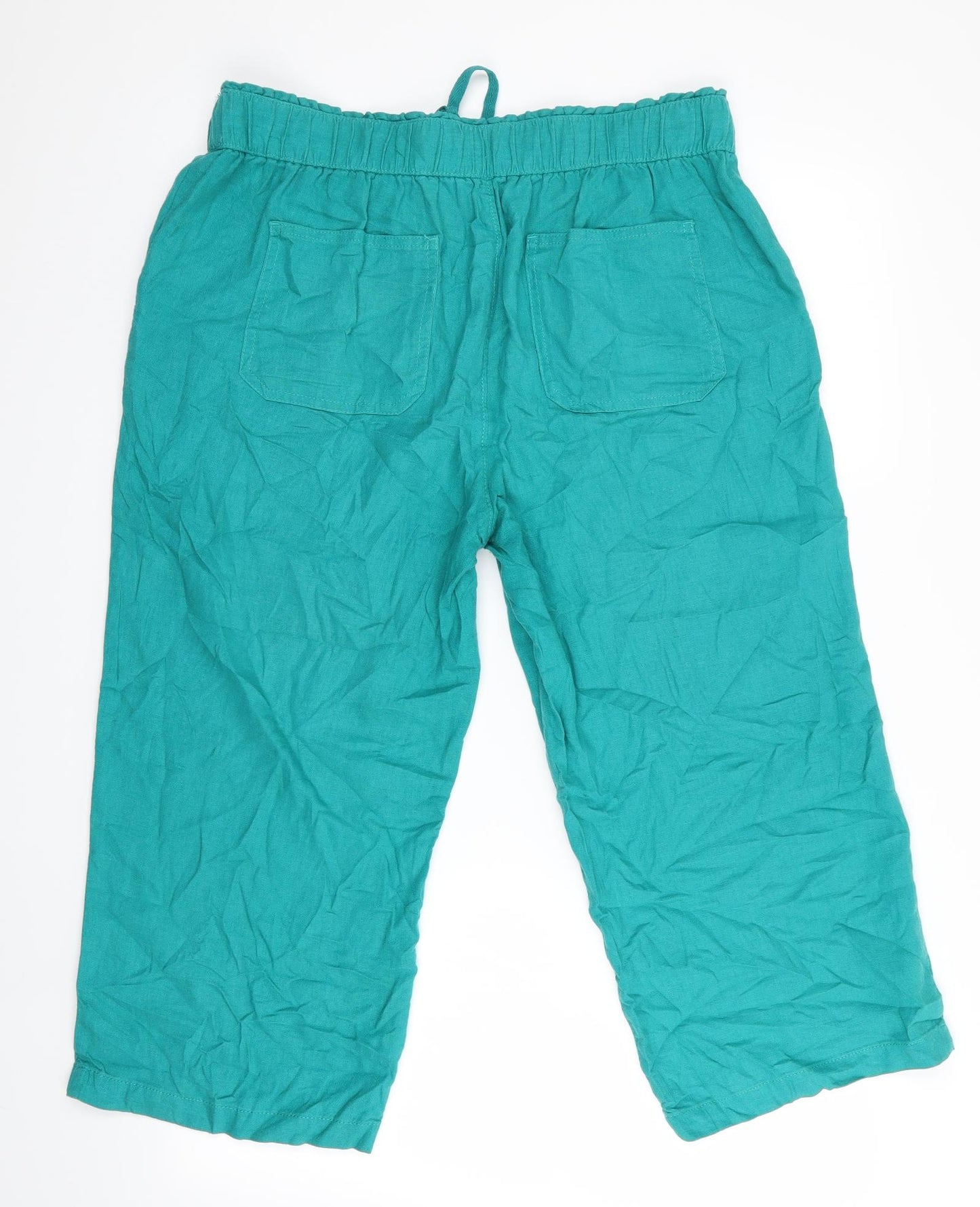 TU Womens Green   Chino Trousers Size 14 L21 in
