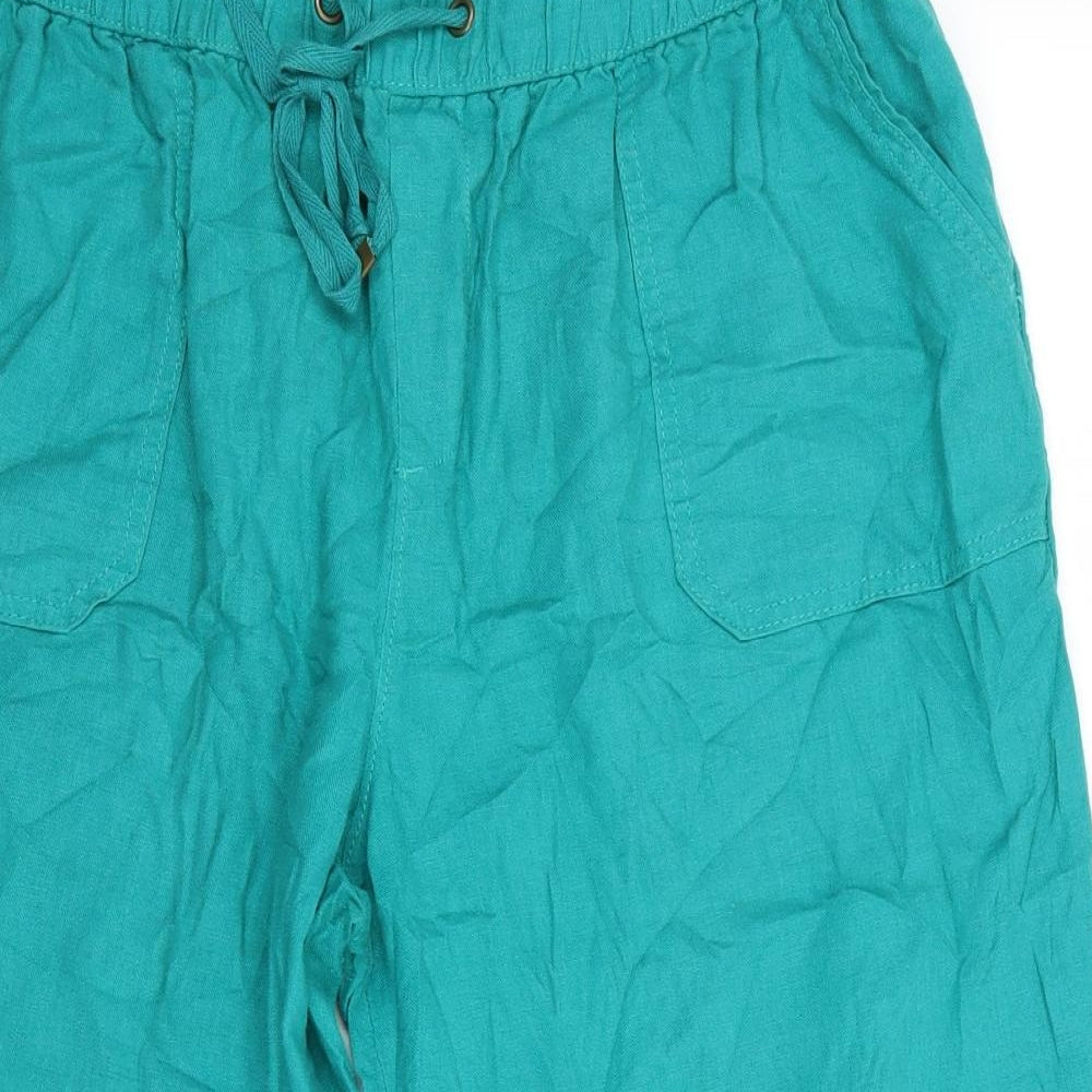 TU Womens Green   Chino Trousers Size 14 L21 in