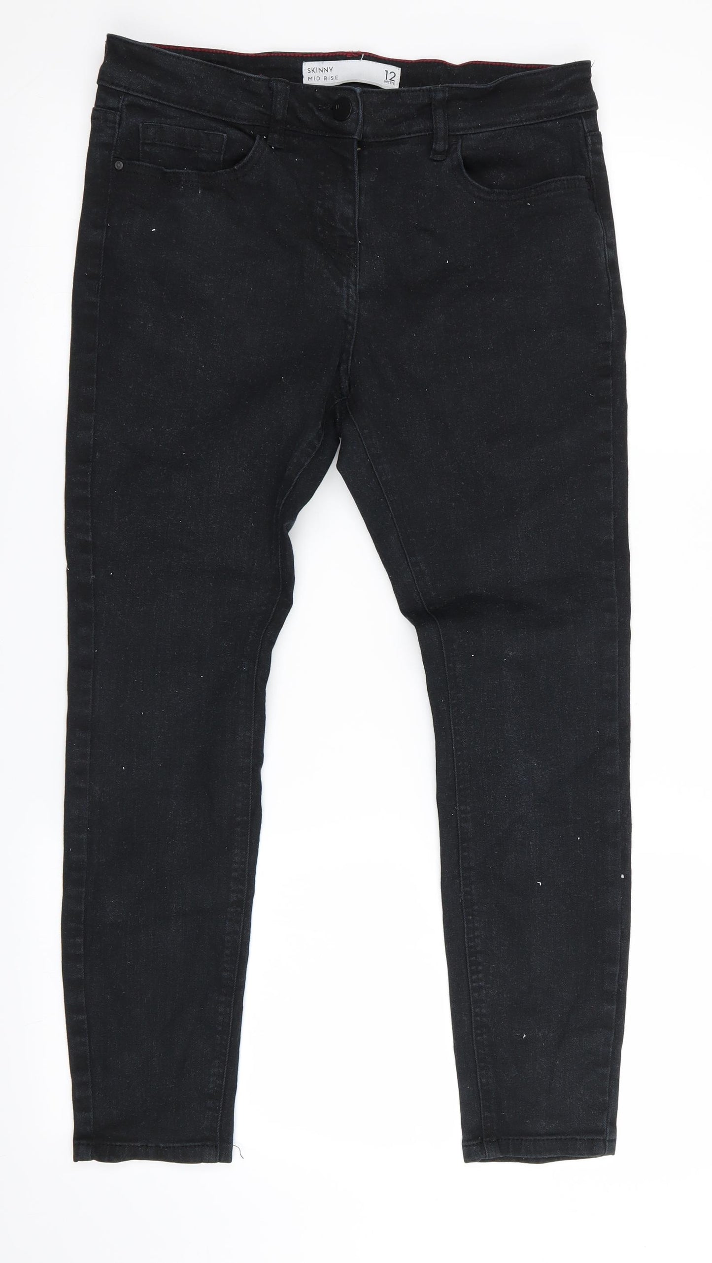 Nextg Womens Black   Skinny Jeans Size 12 L26.5 in