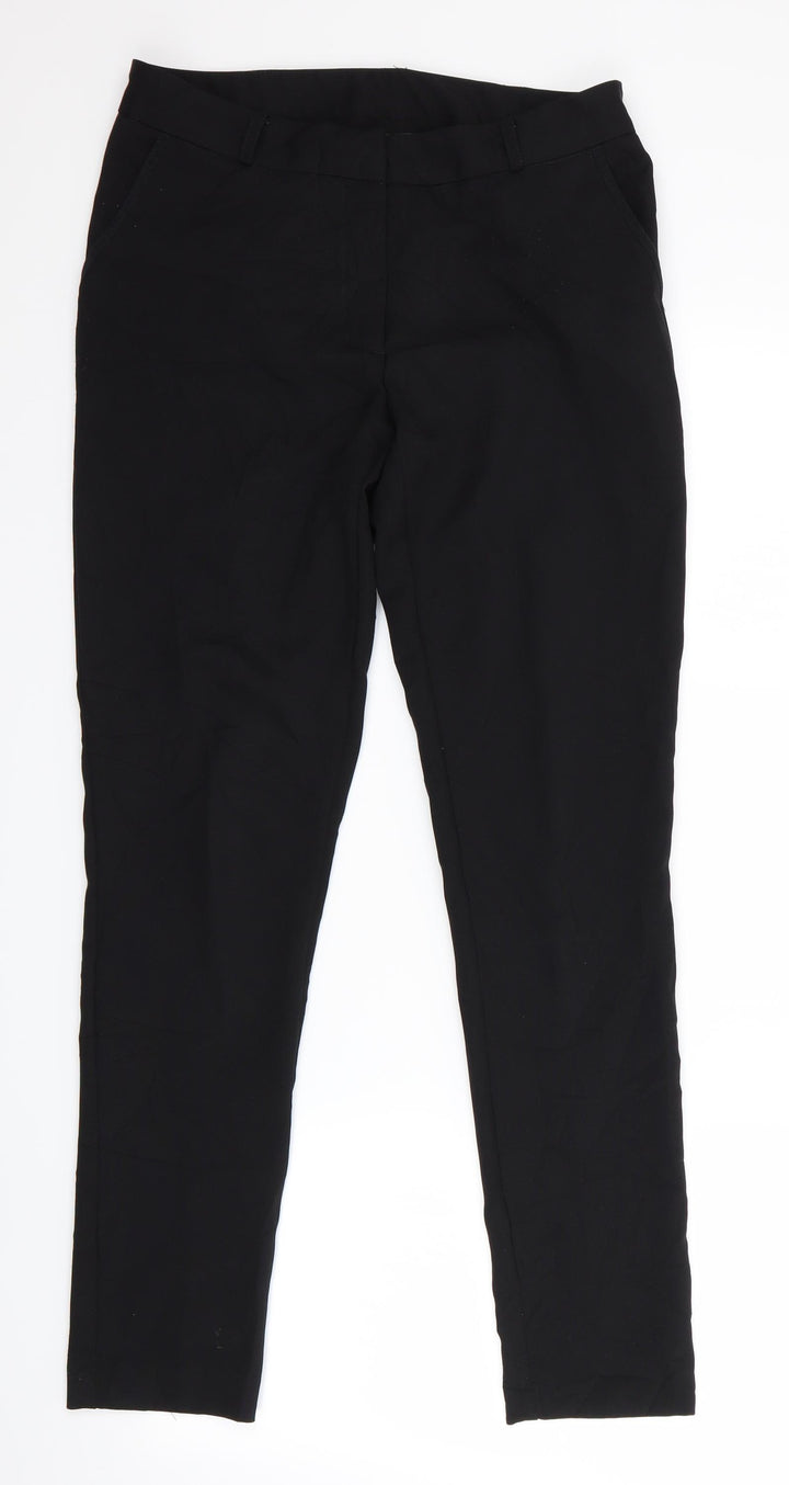 New Look Womens Black Trousers Size 10 L29 in