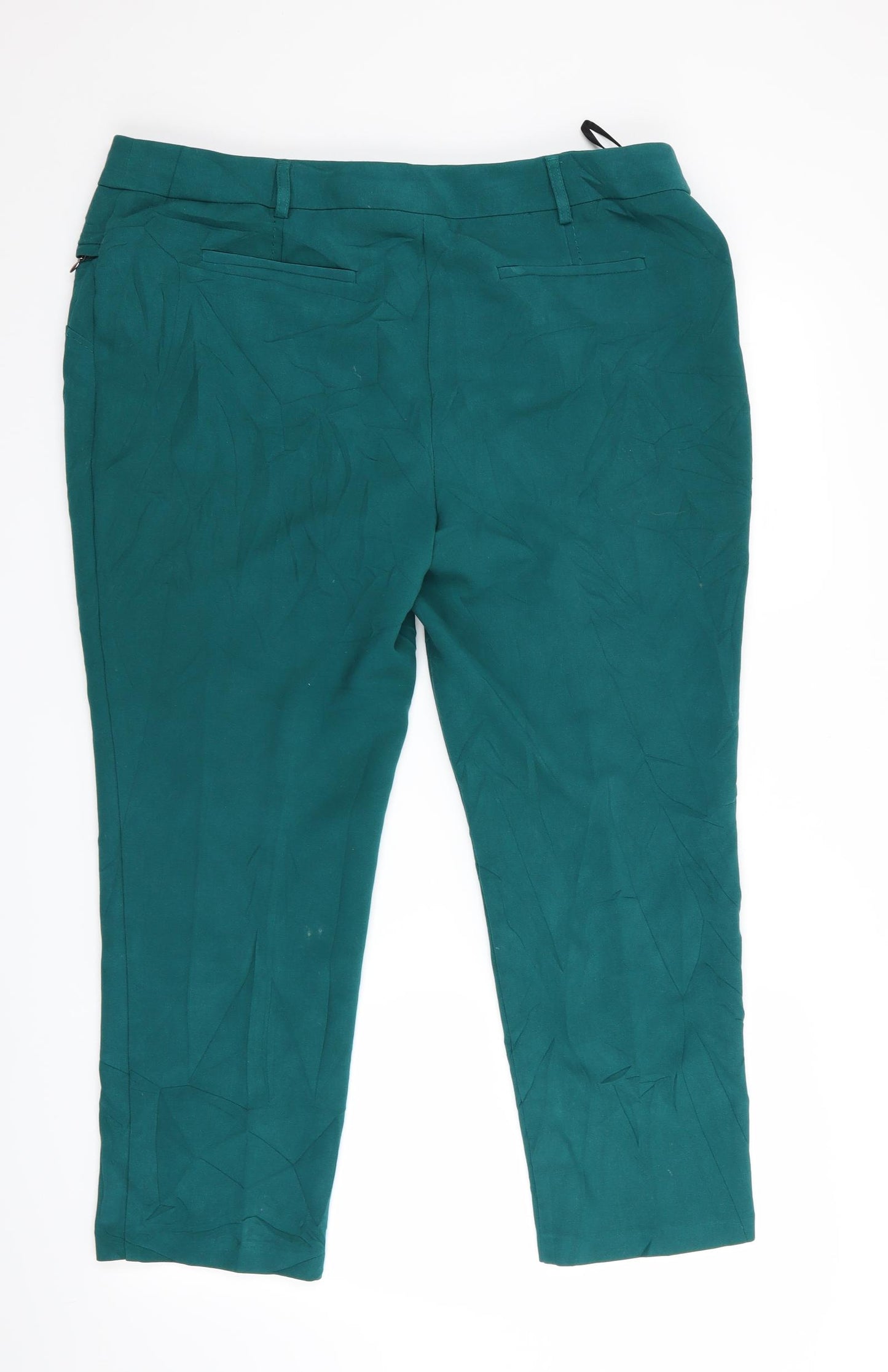 Autograph Womens Green   Cropped Trousers Size 16 L25 in