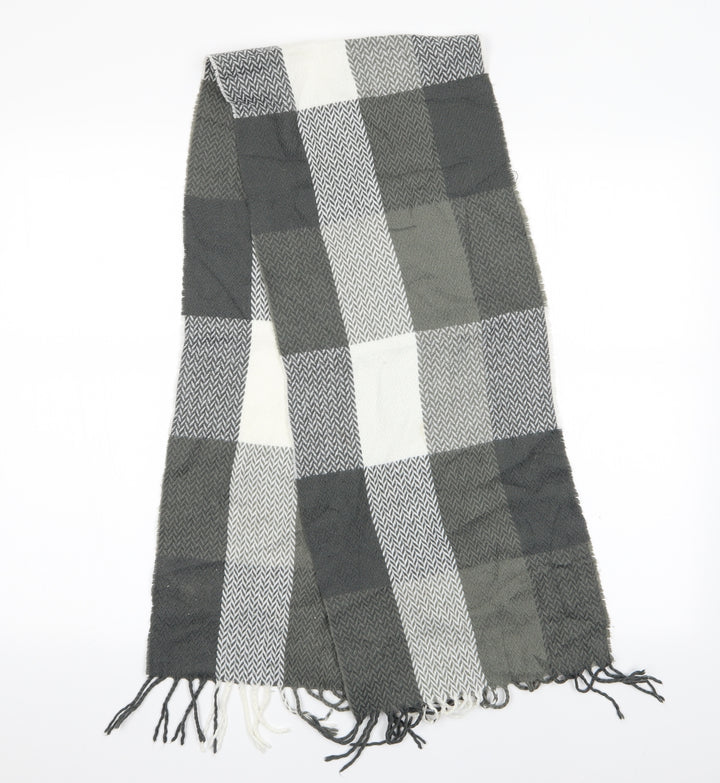 Preworn Mens Green Plaids & Checks Scarf One Size