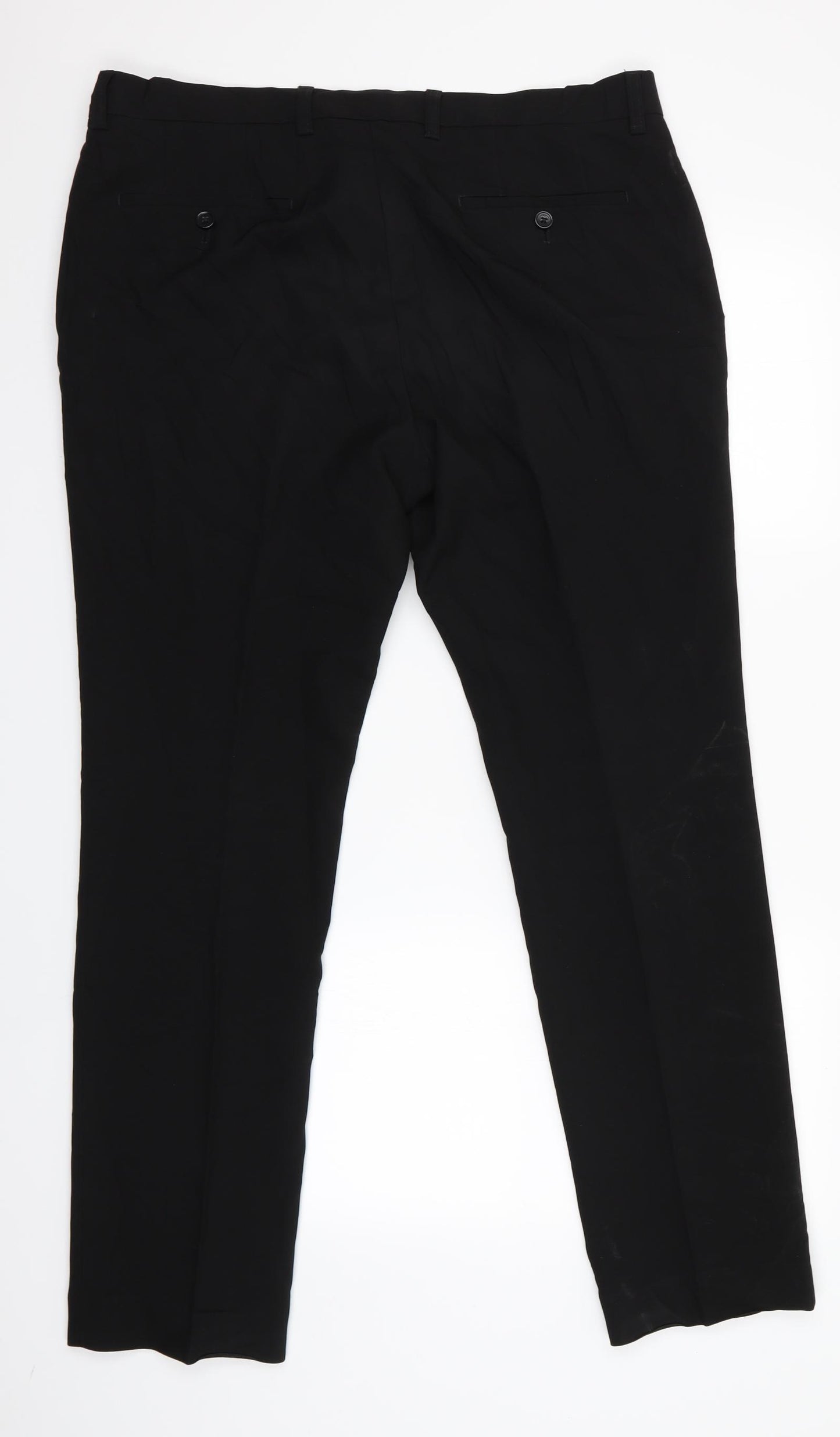 Next Tailoring Mens Black   Trousers  Size 36 in L31 in