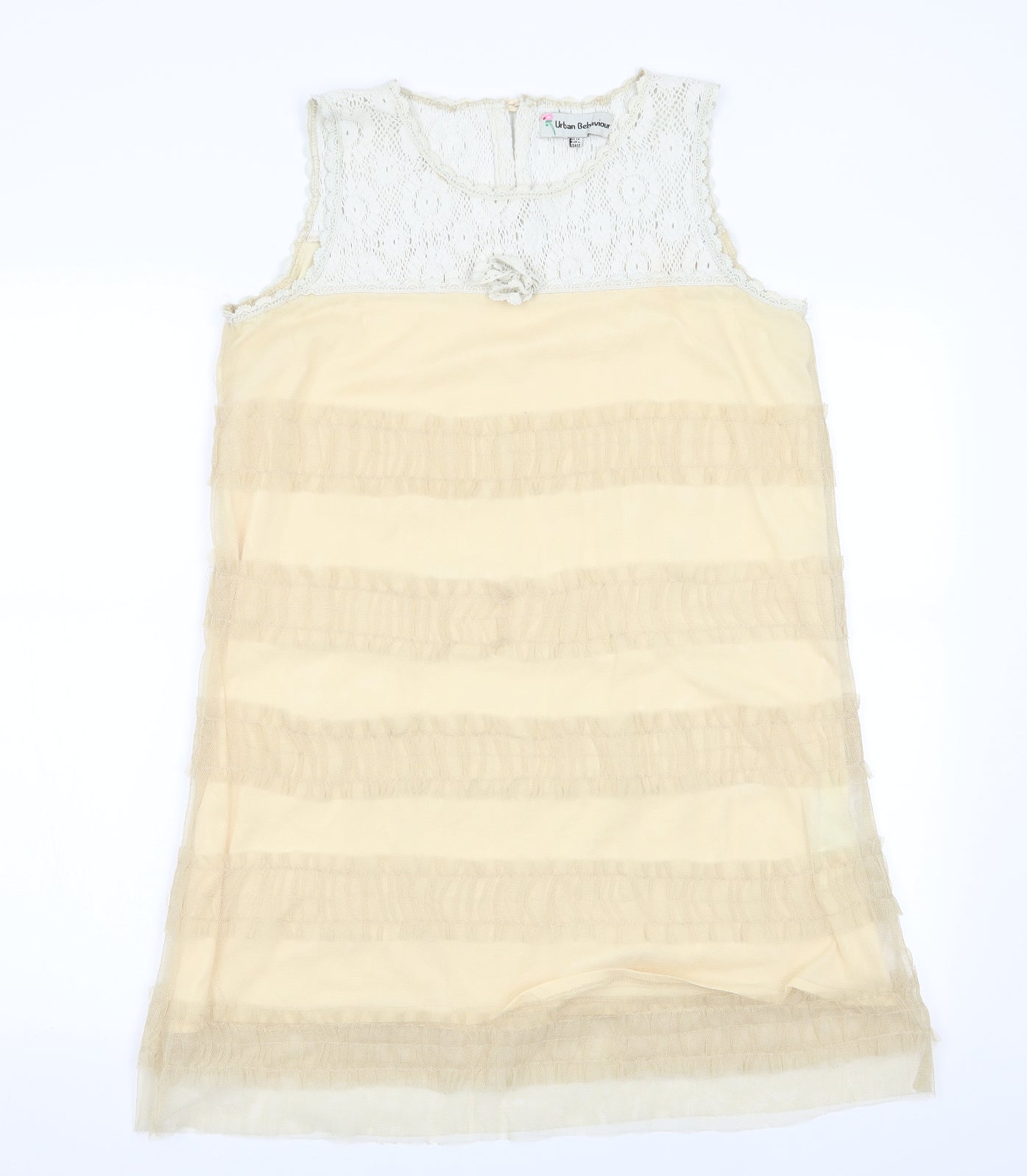 Urban Behavior Womens Gold   A-Line  Size 14
