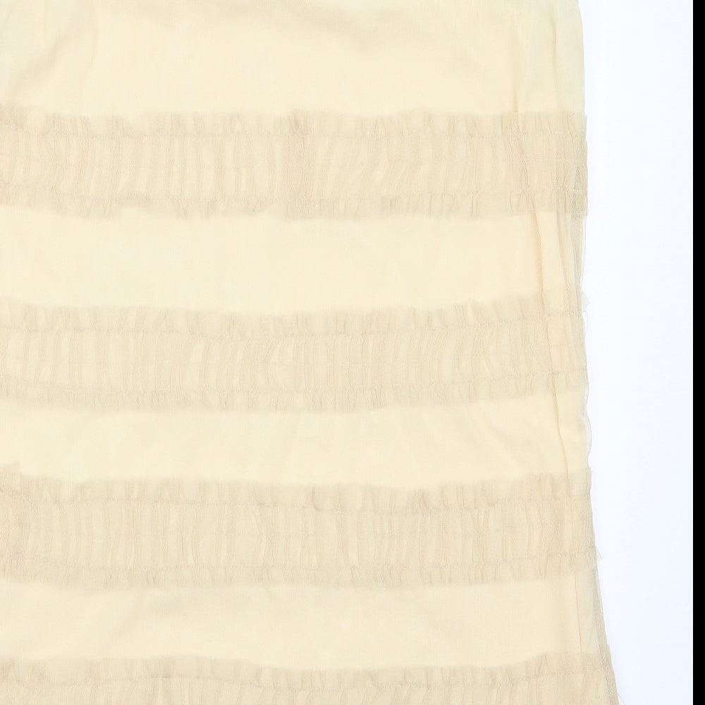 Urban Behavior Womens Gold   A-Line  Size 14