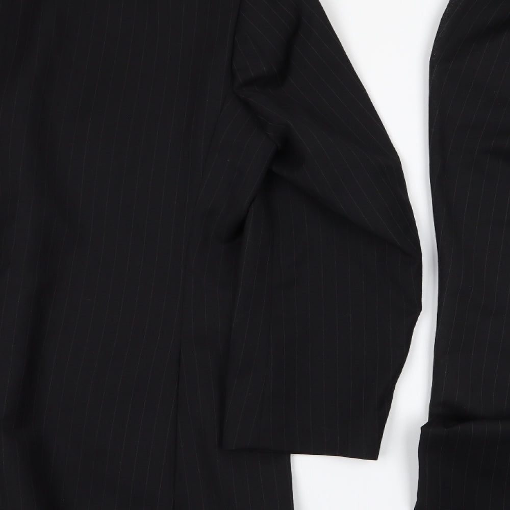Burton Mens Grey Striped  2 Piece Suit Size 44 L31 in
