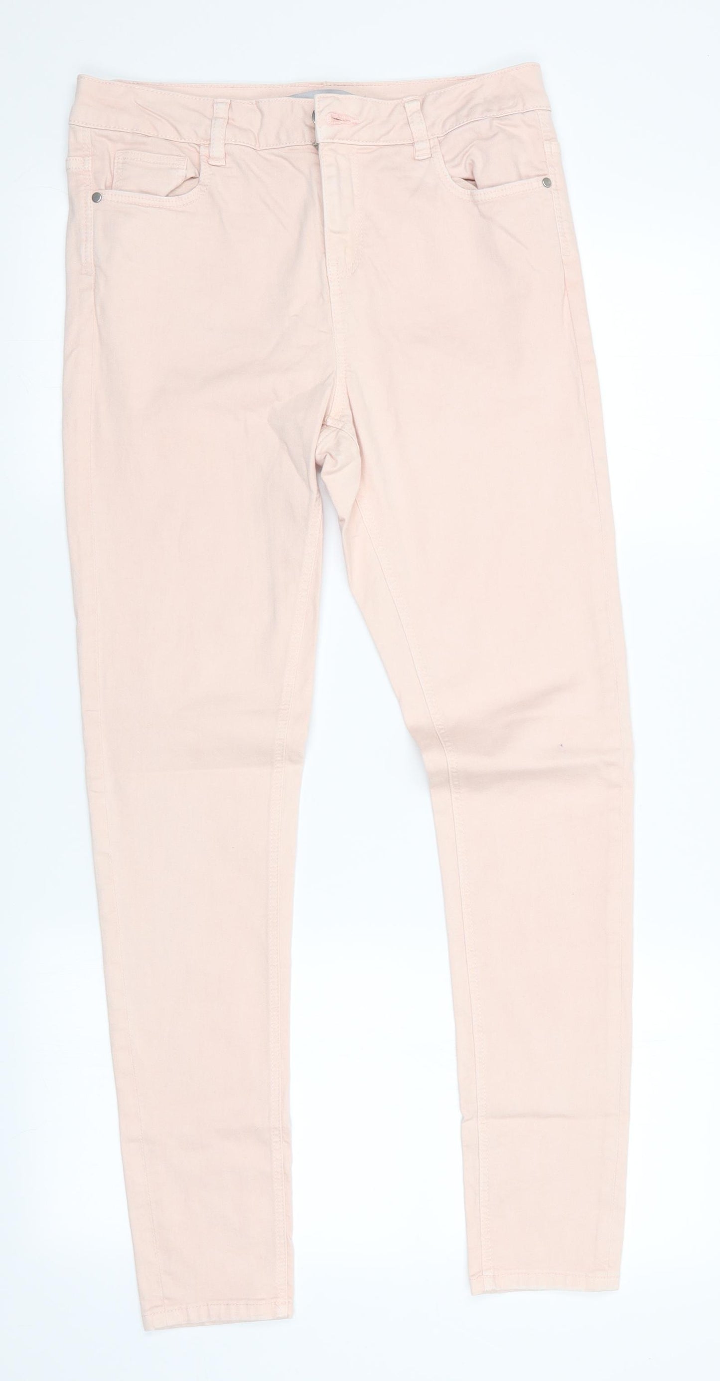 George Womens Pink   Skinny Jeans Size 12 L28 in