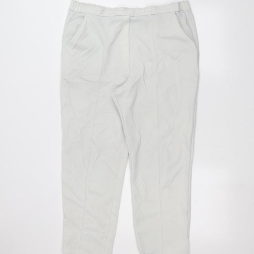 St michael  Womens White   Trousers  Size 18 L25 in