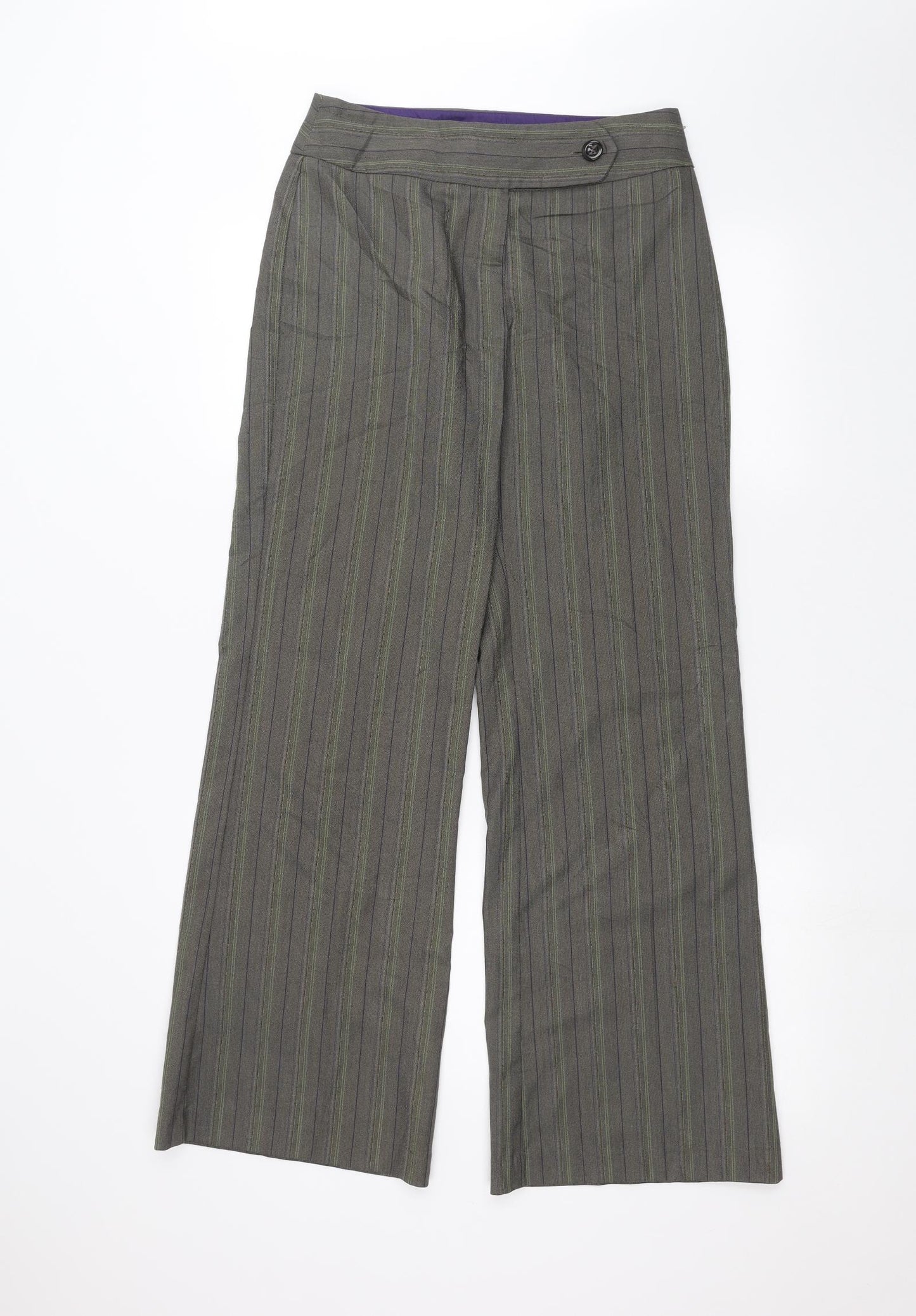 NEXT Womens Brown   Trousers  Size 8 L28 in