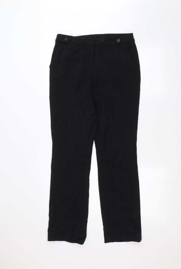 TU Womens Black Trousers Size 12 L28 in
