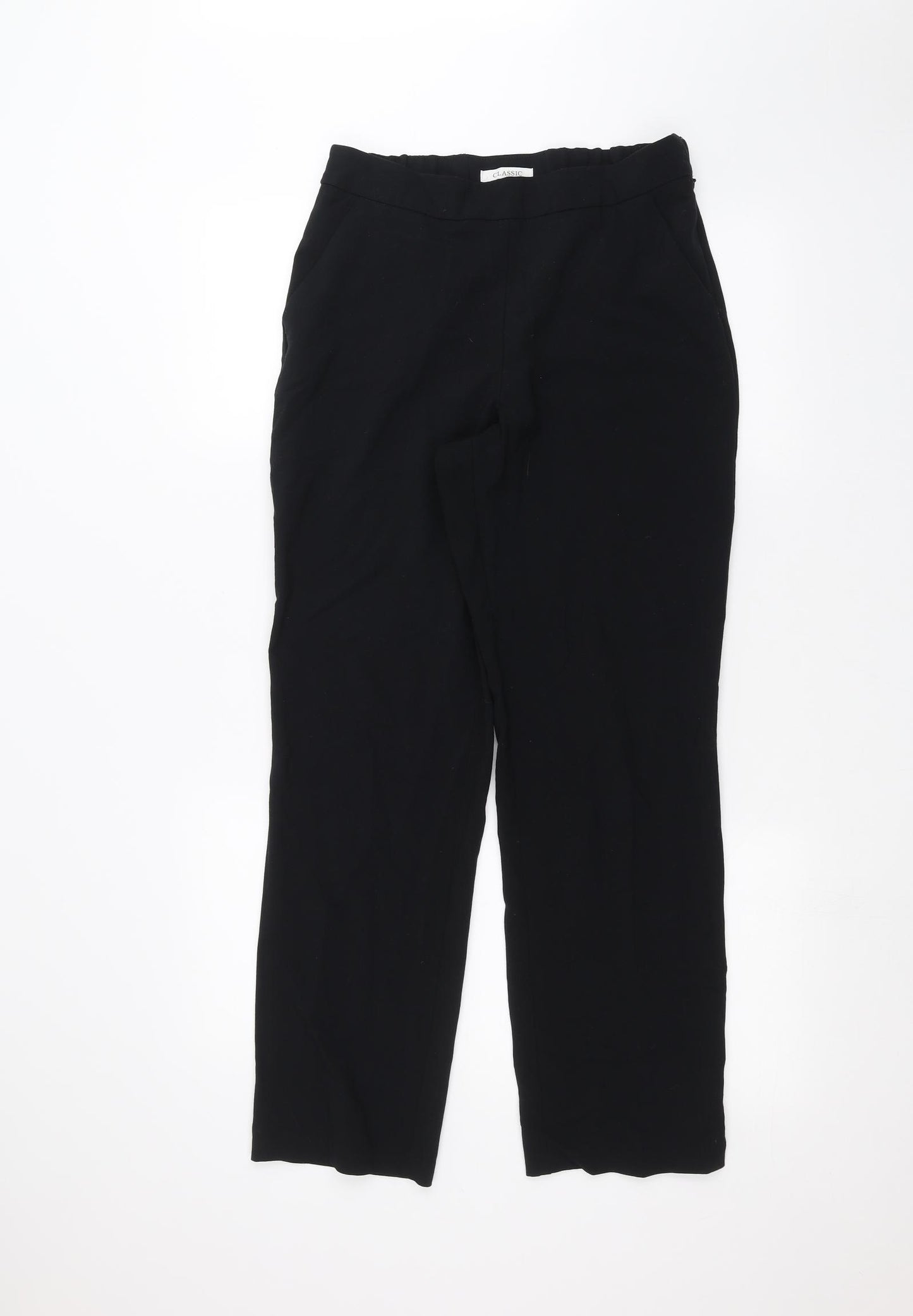 Marks and Spencer Womens Black   Trousers  Size 10 L26 in