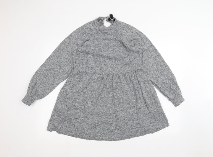 New Look Womens Grey   A-Line  Size 10