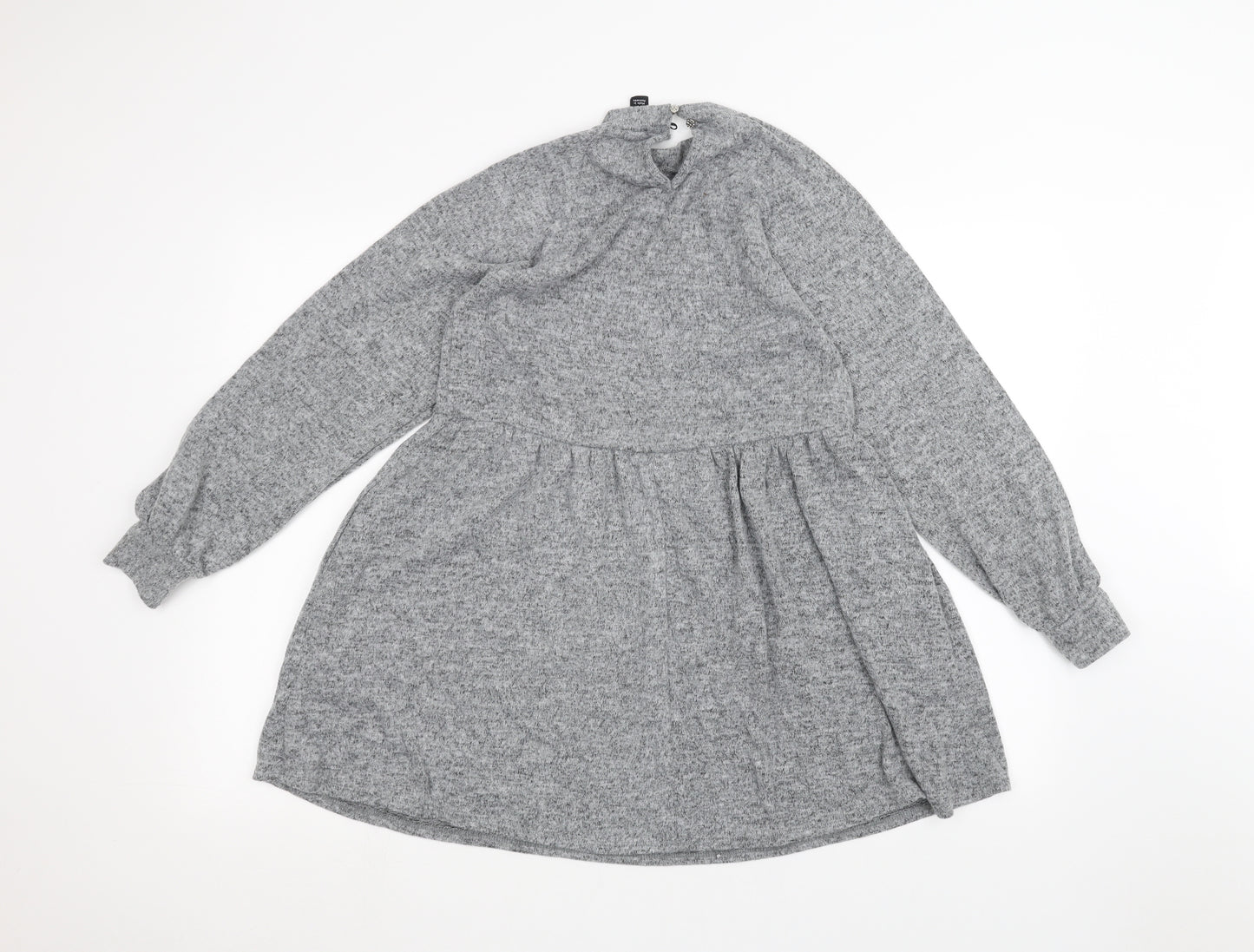 New Look Womens Grey   A-Line  Size 10