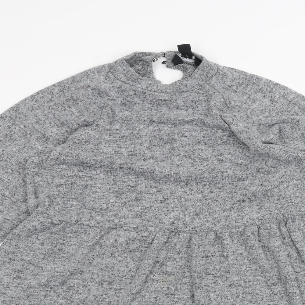 New Look Womens Grey   A-Line  Size 10