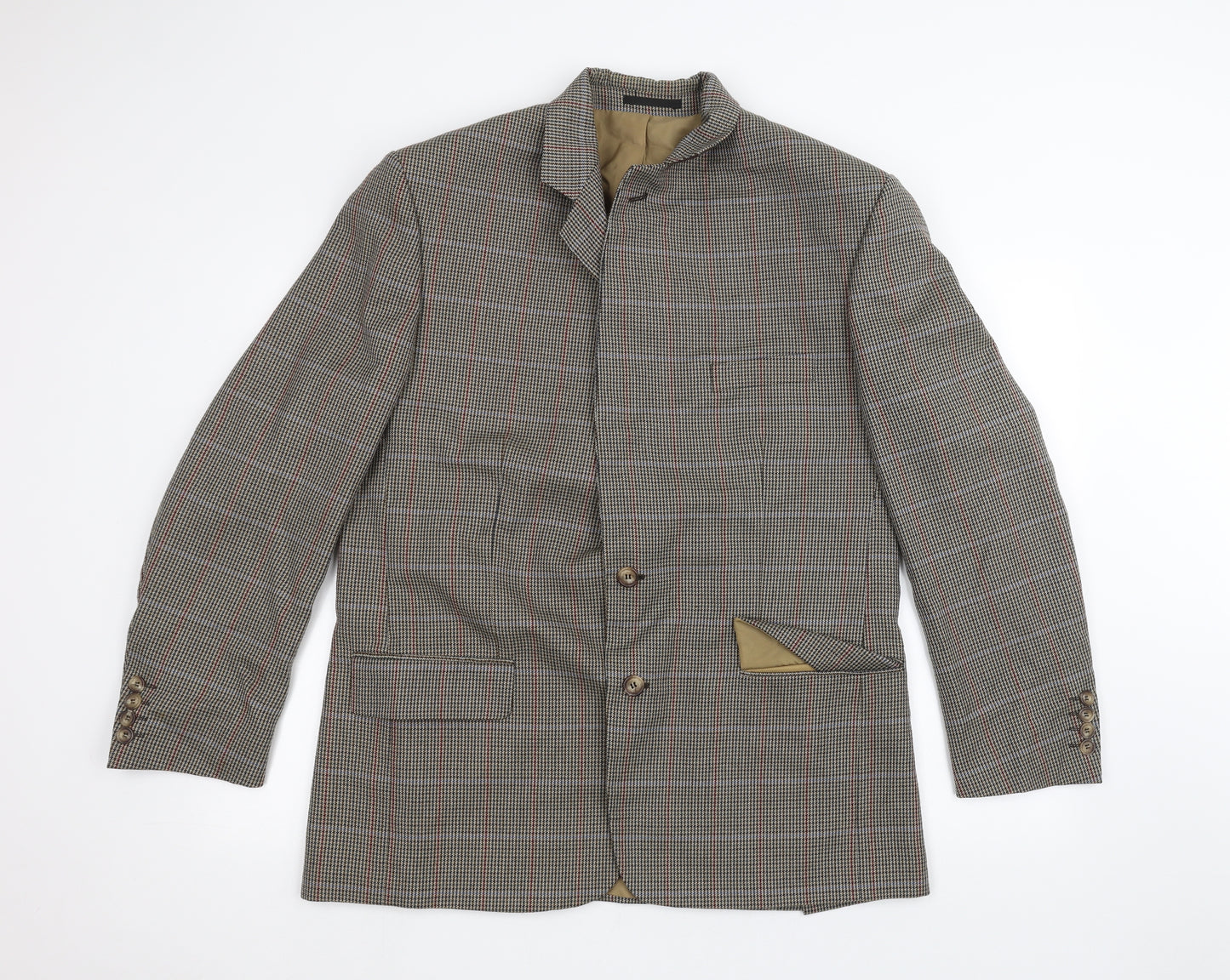 Preworn Mens Brown   Jacket Suit Jacket Size 42